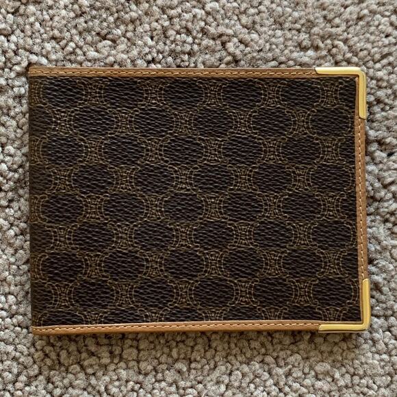 CL1020 Celine men's bifold macadam wallet - Picture 1 of 7